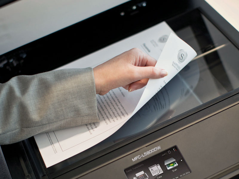 Brother MFCL5800DW multifunction printer B/W