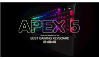 SteelSeries Apex 5 Hybrid Mechanical Gaming Keyboard – Per-Key RGB
