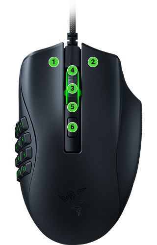 Razer Naga X Wired MMO Gaming Mouse: 18K DPI Optical Sensor - 2nd