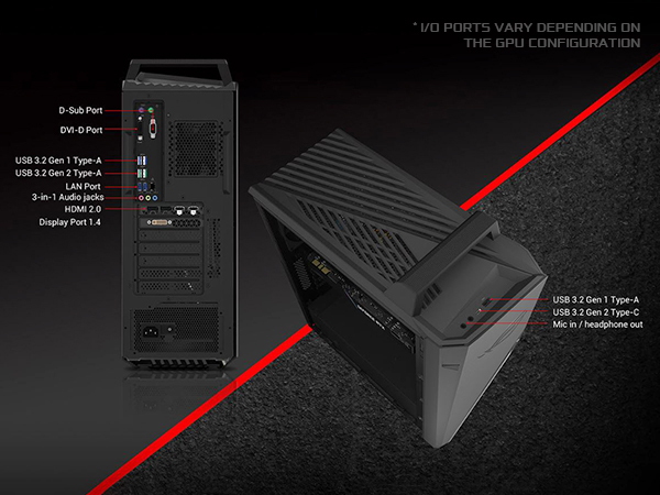ASUS Gaming Desktop ROG Strix GA15DH-DS757 AMD Ryzen 7 3700X 16GB