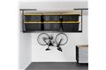 slide 5 of 6, zoom in, grey saferacks ceiling mounted storage shelf