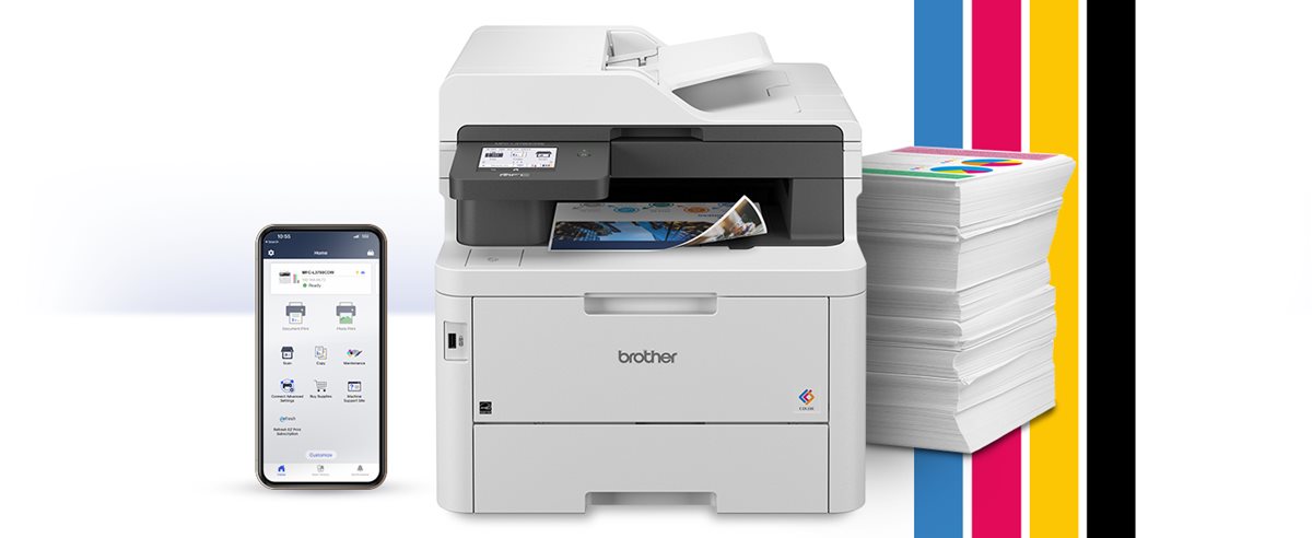 BROTHER, MFCL3760cdw,color  laser4in1(duplexprint,simplexscan,simplexcopy,fax) #L3760CDW #L3750CDW  #3760 #3760, Color : White / Color