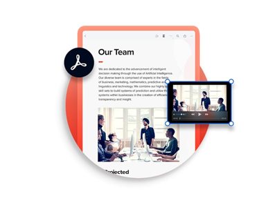 Create interactive PDFs with multimedia content.