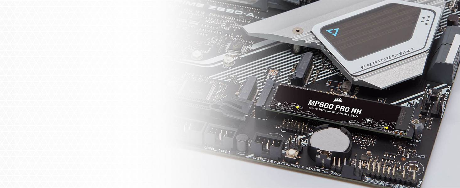 MP600 Pro NH : des SSD Corsair en PCIe 4.0 atteignant les 8 To !