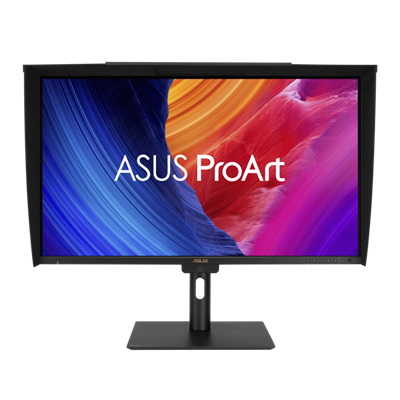 ASUS ProArt Display PA27UCGE Professional Monitor – 27-inch, 4K (3840 x 2160), IPS, 600 nits, 98% DCI-P3, Delta E<1 color accuracy, 160 Hz, Built-in Motorized Colorimeter, Self / Auto Calibration, Hardware Calibration, HDR-10, HLG, Auto KVM, LuxPixel™ AGLR, Light Sync, USB-C® PD 96 W, ergonomic stand, Calman Ready, ColourSpace Integration, eco-friendly and sustainable design