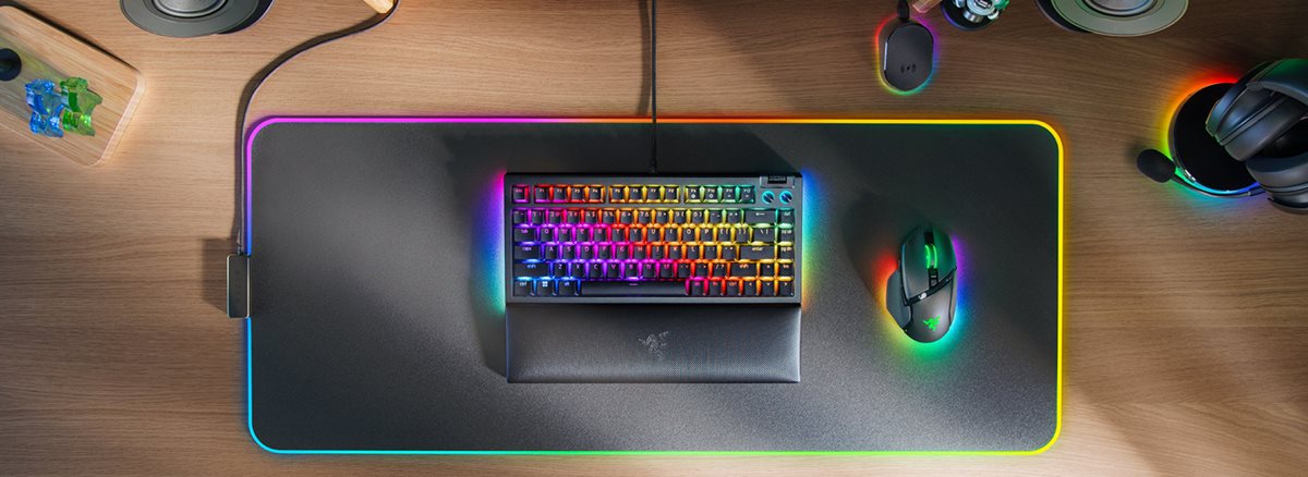 Razer BlackWidow V4 75% Wired Mechanical Orange Switch Gaming