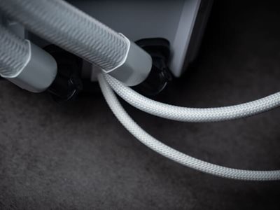 Flettet LCD- og pumpehovedkabel