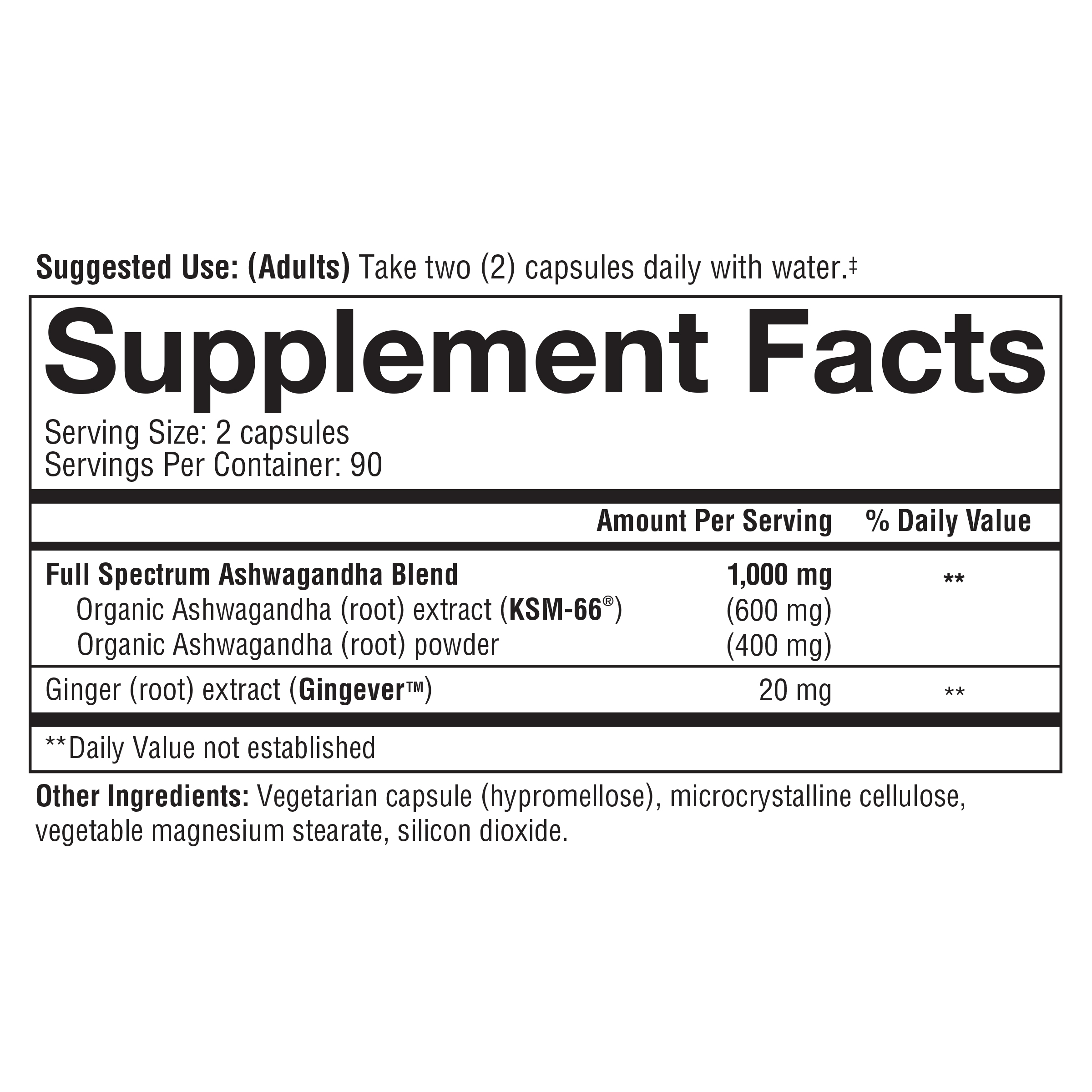 thumbnail image 2 of Ashwagandha KSM-66 & Magnesium Gummies – 1000mg Relaxing Supplement 60ct 2 of 3