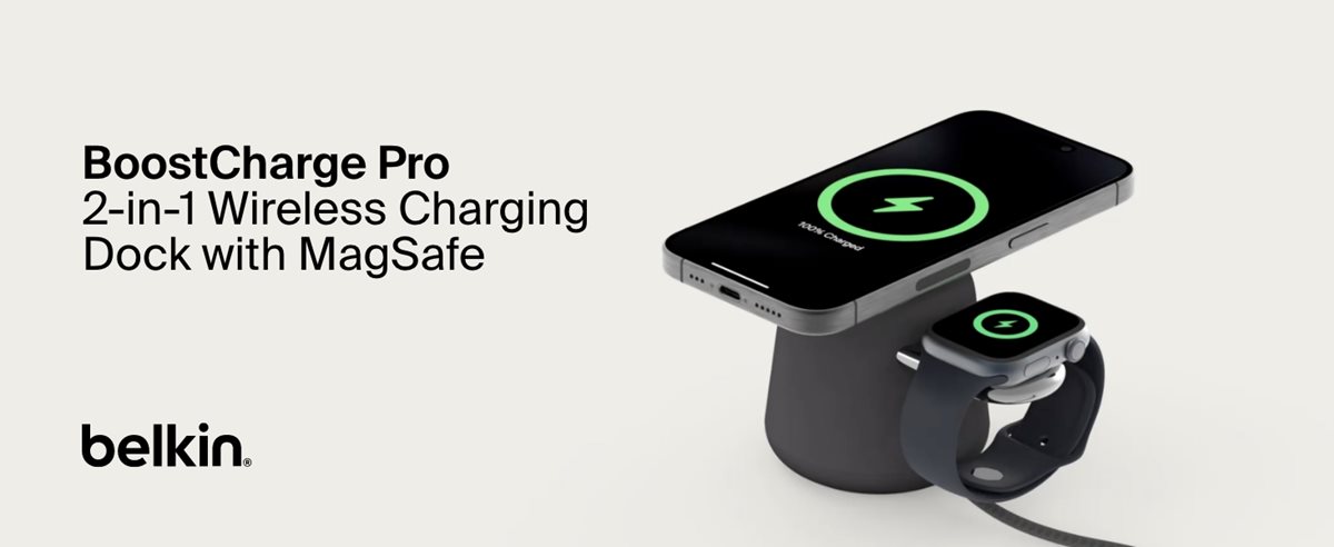 Belkin 2 in 1 MagSafe充電器 Boost Charge Pro 2-in-1 Wireless Charger Stand with MagSafe Review