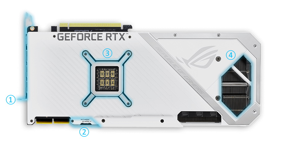 ASUS ROG STRIX NVIDIA GeForce RTX 3090 White OC Edition Gaming 