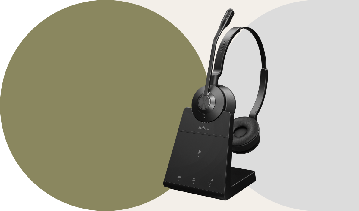A bateria do meu headset Jabra Engage é substituível? | Jabra Engage 65