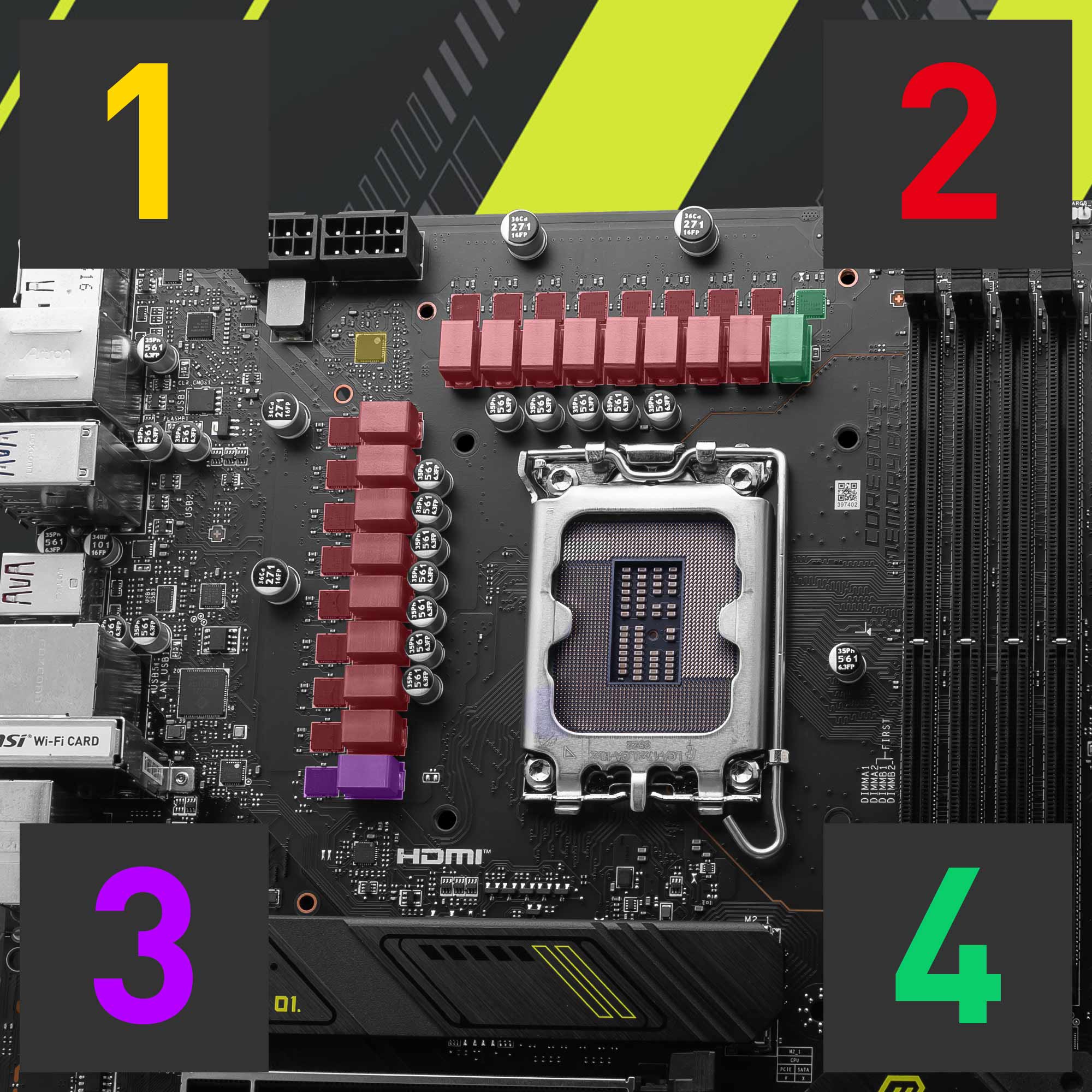 MSI MAG Z790 TOMAHAWK MAX WIFI Motherboard ATX LGA1700 Socket