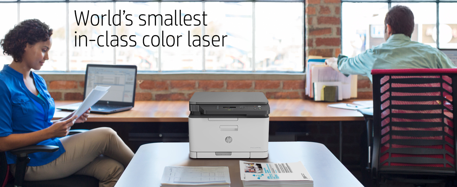 HP Color Laser MFP 179fnw - Multifunction printer - color - laser - A4  (8.25 in x 11.7 in) (original) - A4/Letter (media) - up to 14 ppm (copying)  - up to