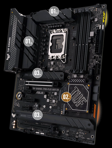 その他 ASUS Z790-PLUS WIFI D4 & Intel i5-13400 ASUS TUF Gaming