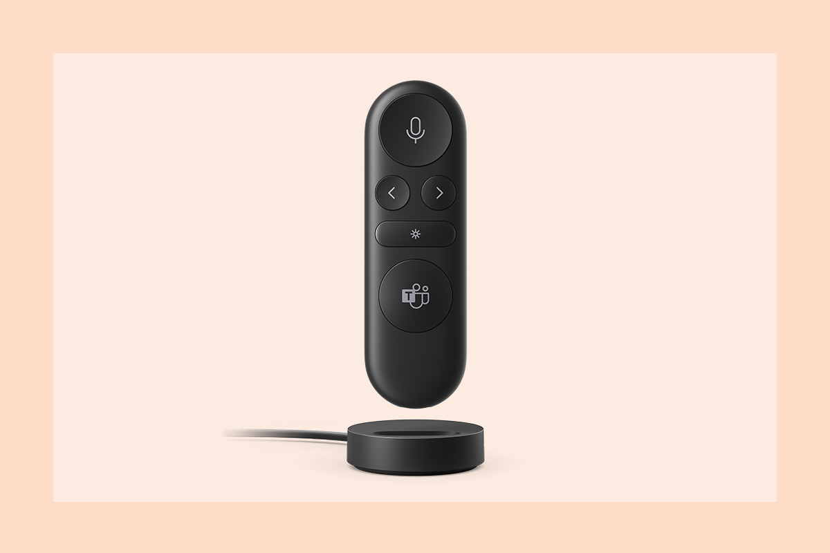 Microsoft Presenter+ presentation remote control matte black