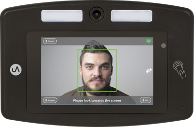 uAttend DR2000 Facial Recognition Time Clock