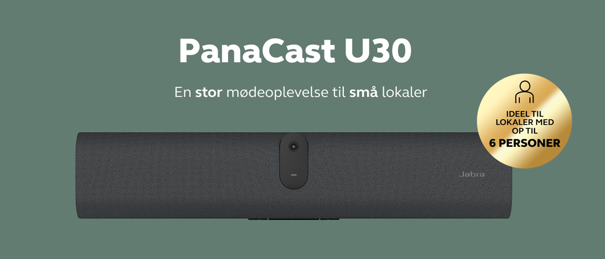 Jabra PanaCast U30 alt i en-USB-BYOD-videoba