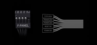 Ensartet front-I/O-header