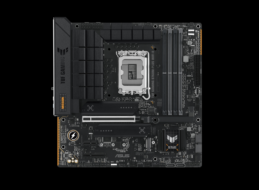 Folie {0} von {1}, Vergrößern, TUF GAMING B760M-PLUS WIFI II front view