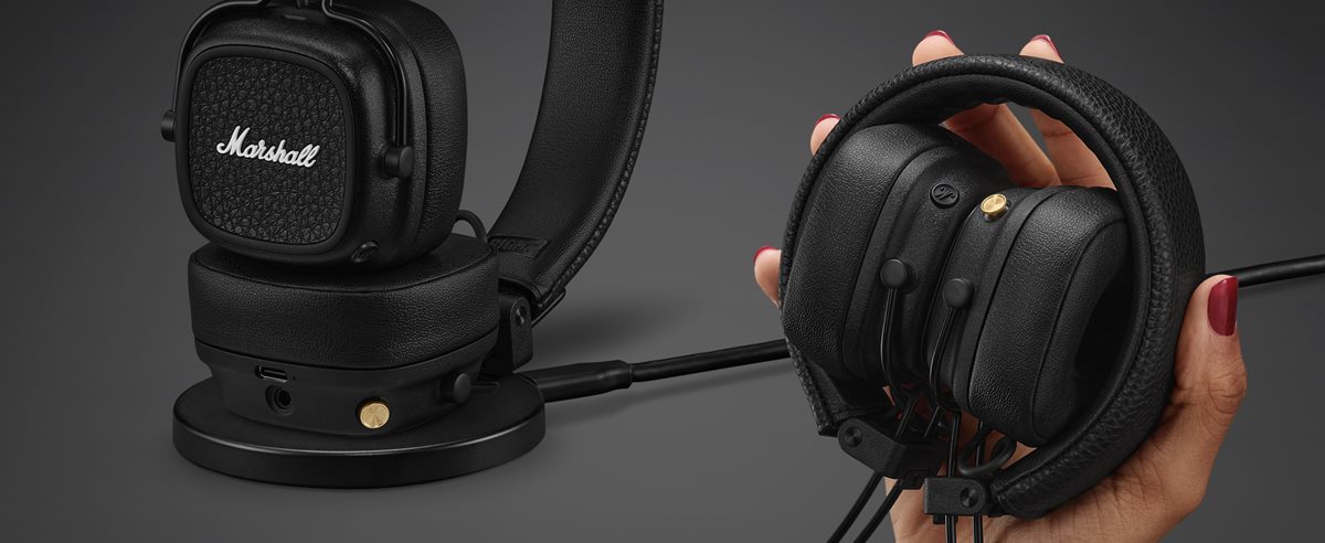 Buy Marshall Major V On-Ear Wireless Headphones - Black | Wireless