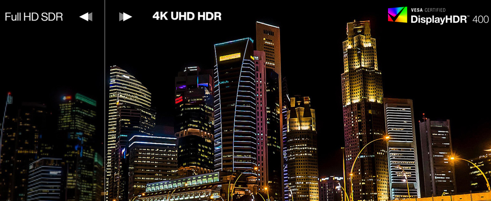 Eine perfekte, detaillierte Darstellung in 4K HDR