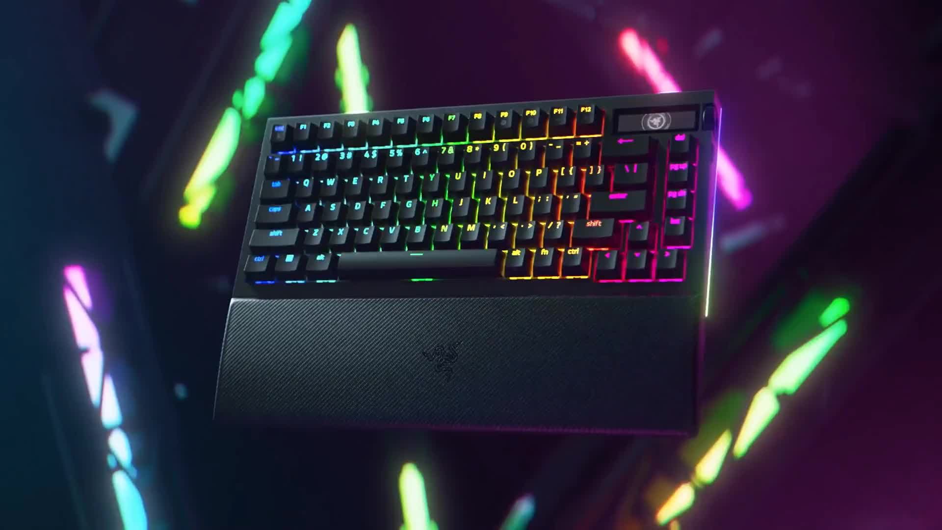 Razer BlackWidow V4 Pro 75% Wireless Mechanical Orange Switch