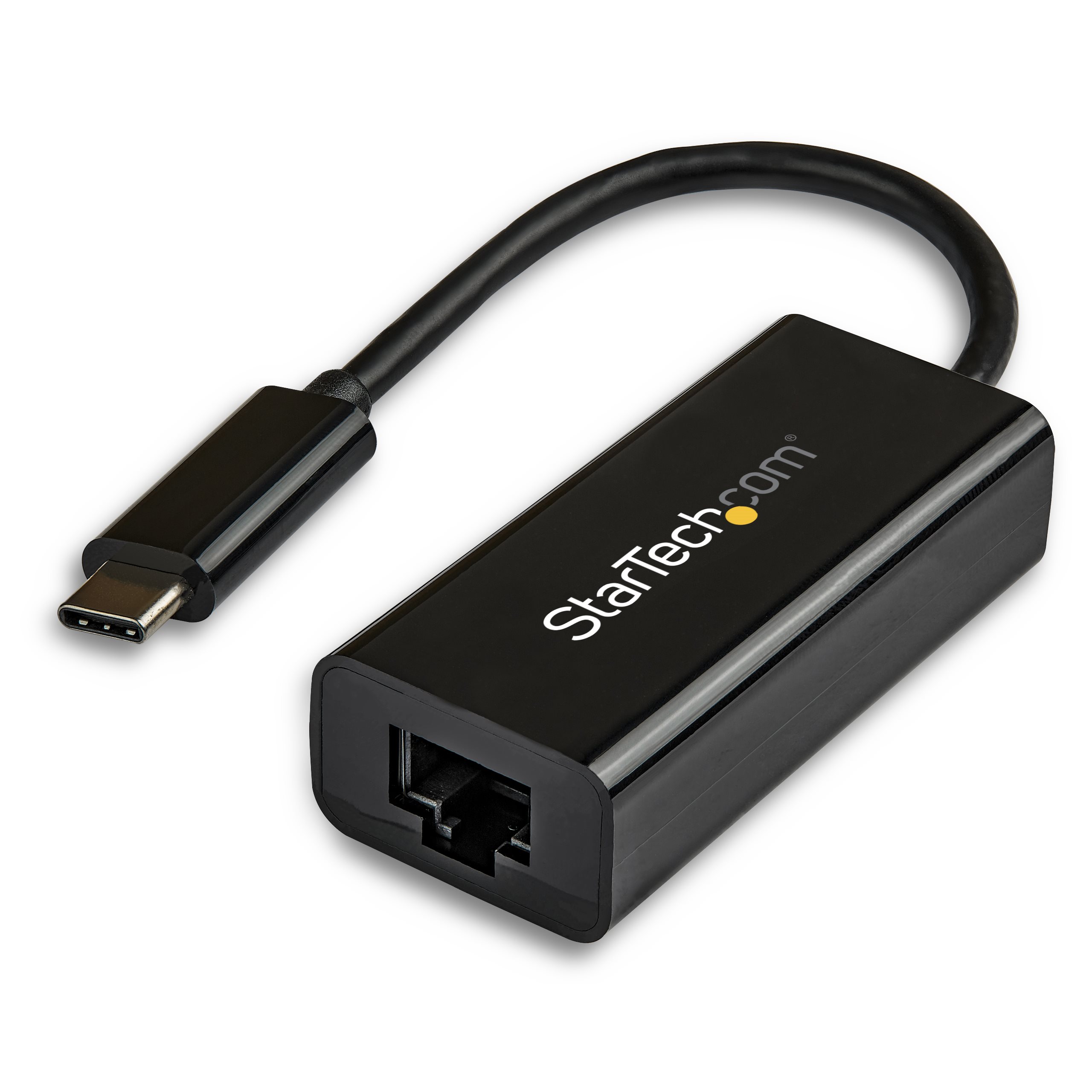 C2G USB C to Ethernet Multiport Adapter Hub - 60W PD - Type-C - Black
