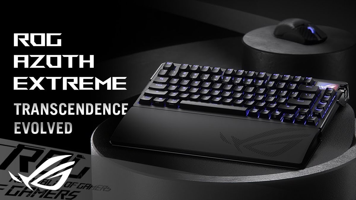 ASUS ROG M702 AZOTH EXTREME Wireless Mechanical Keyboard - NX Snow