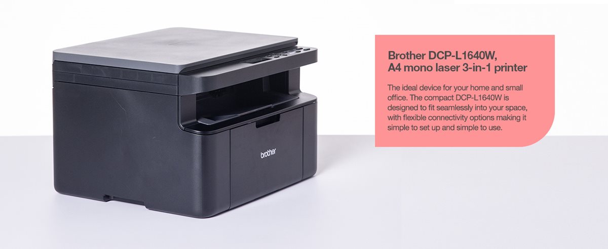 Brother DCP-L1640W, A4 mono laser 3-in-1 printer header