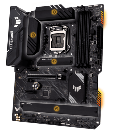 ASUS TUF GAMING H570-PRO WIFI LGA 1200 ATX Intel Motherboard