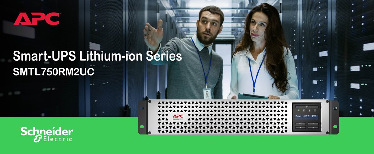 Man and woman working in data center server room