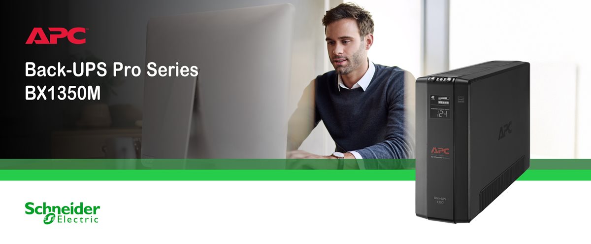 Reliable battery backup with APC Back-UPS Pro BX Series