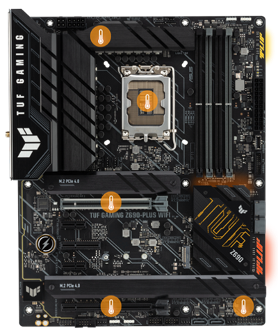 ASUS TUF Gaming Z690-Plus WiFi LGA 1700(Intel 12th,13th & 14th Gen