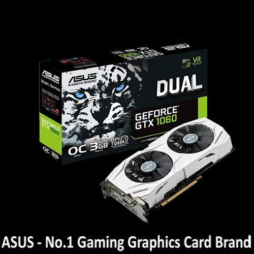 indsats melodramatiske undertrykkeren ASUS Dual GeForce GTX 1060 3GB GDDR5 PCI Express 3.0 Video Card DUAL-GTX1060-O3G  GPUs / Video Graphics Cards - Newegg.com