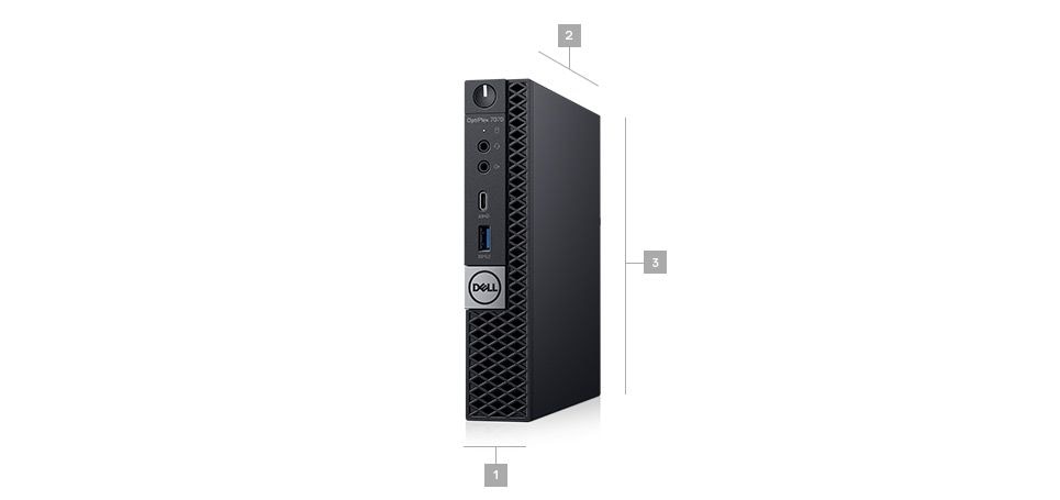 Dell OptiPlex 7070 Desktop Computer - Intel Core i7-9700T - 16GB