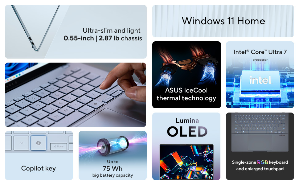 ASUS Vivobook S 14 (S5406SA-DH76) key features