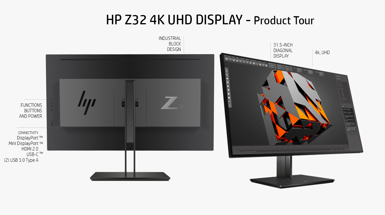HP Z32 - LED monitor - 31.5