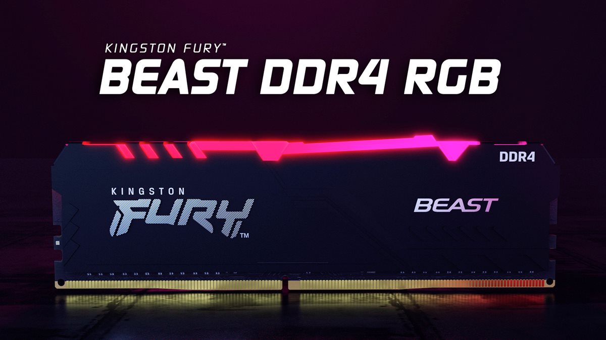 Kingston Fury Beast 64Go (2x32Go) DDR4 3600MHz - Mémoire PC Kingston sur