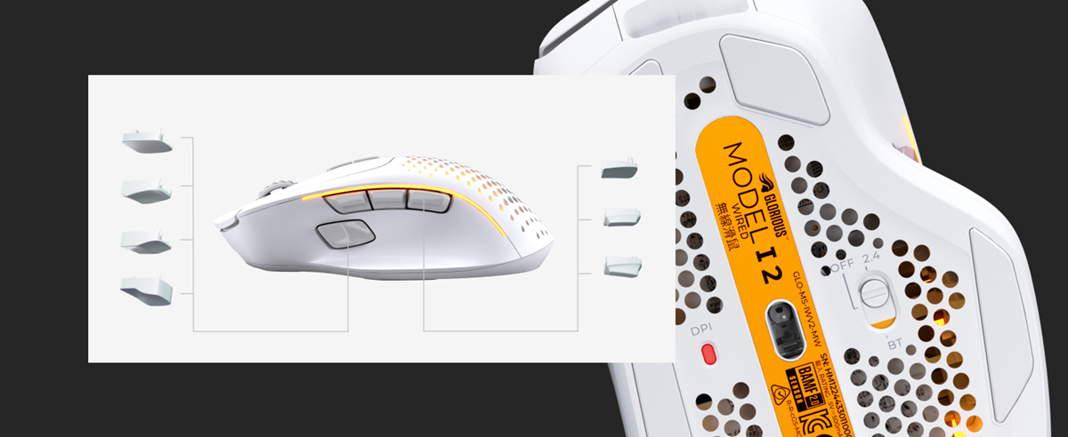 Glorious Model I V2 Wireless - Matte White - Micro Center