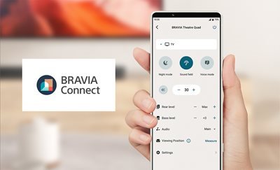 Do it all with BRAVIA Connect app