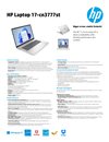 HP Laptop 17-cn3777st datasheet