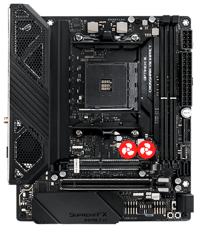 ASUS ROG Crosshair VIII Impact - Motherboard - Mini-DTX - Socket