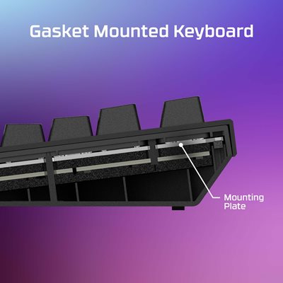 Gasket mounted keyboard