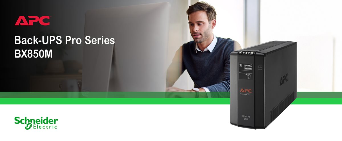 Reliable battery backup with APC Back-UPS Pro BX Series