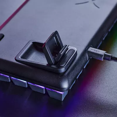 Three adjustable keyboard angles and detachable USB-C cable