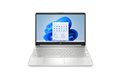slide 2 of 8, zoom in, silver hp 15 laptop
