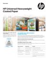 HP Universal Heavyweight Coated Paper Specifications