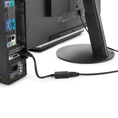 Conecte su monitor HDMI o su HDTV a un ordenador equipado con puerto DisplayPort