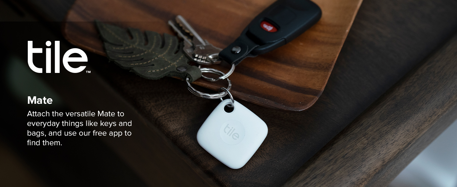 New TILE Versatile Tracker for Keys, Bags & More Bluetooth White Lost  Misplaced 819039022637