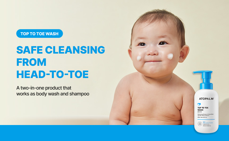 洗顔料 Derpharm Peeloff cleanse 500ml ATOPALM Top to Toe Wash, 10.14 fl oz, 2-pack | Costco